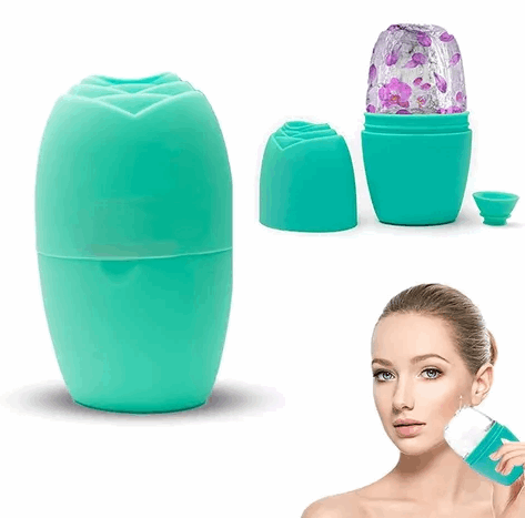 Cool Trendys Belleza verde ICE MOLD™🧊 para tratamiento facial con Hielo