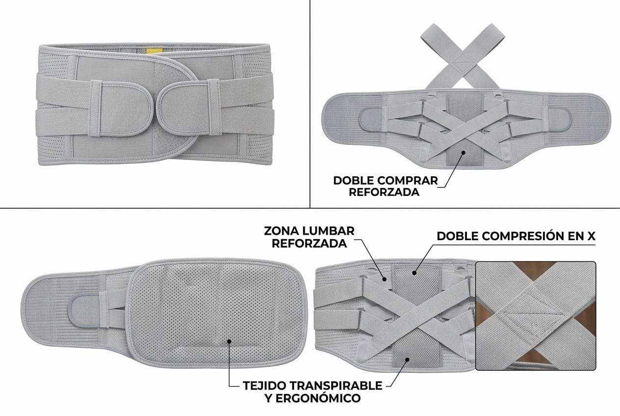 Cool Trendys Bienestar Faja LumbarMAX- Alivio de dolor ciático y lumbar✅