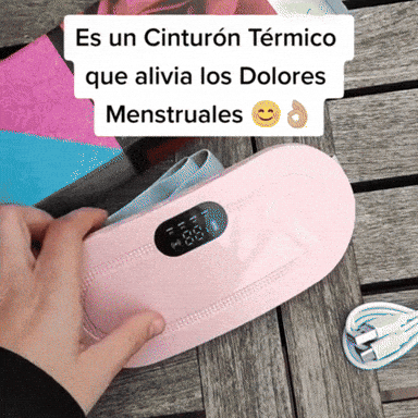 Cool Trendys Salud Cinturón Térmico y Masajeador Anti-Cólicos