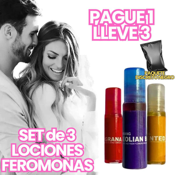 LoveMe® - SET de FEROMONAS PAGUE 1 LLEVE 3