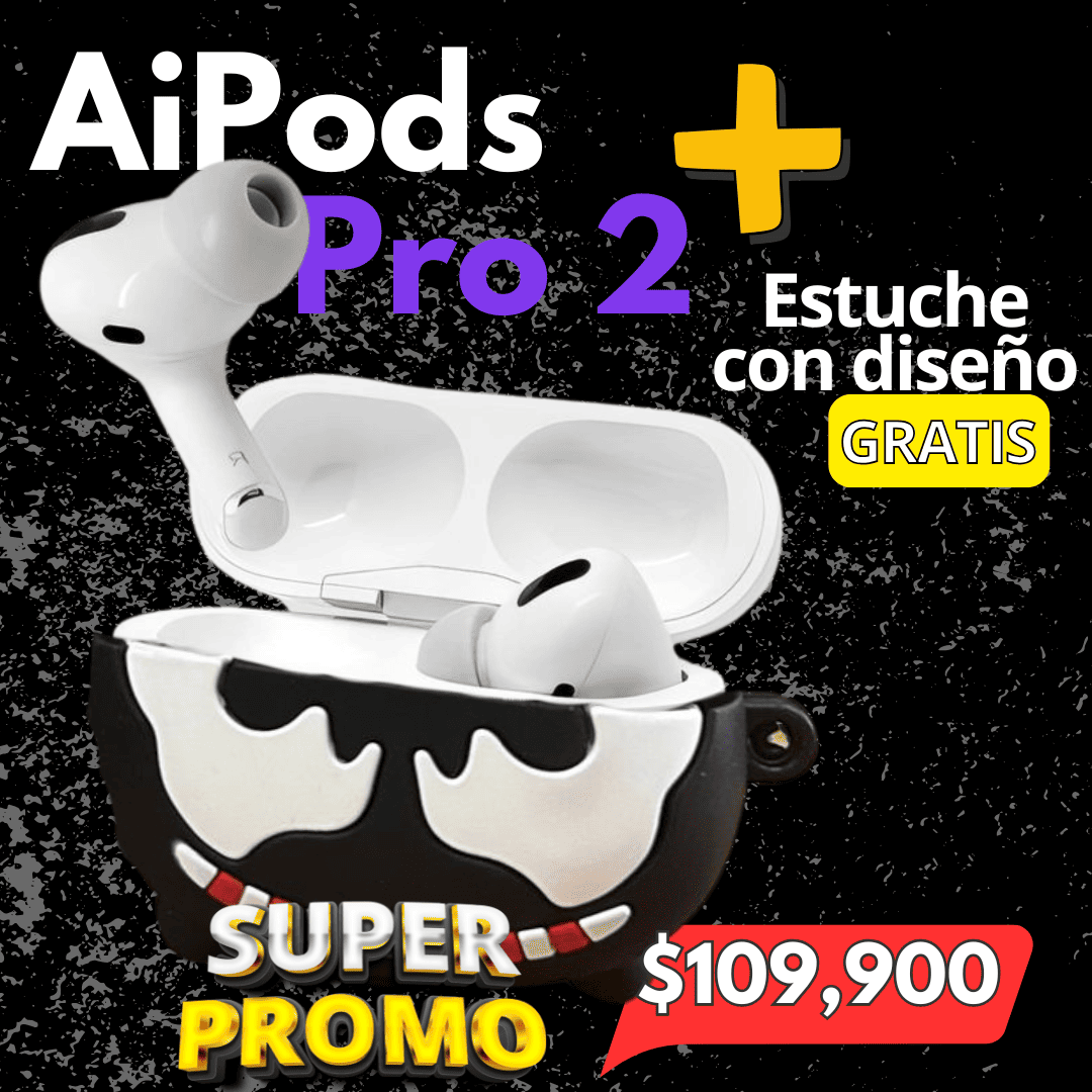 Airpods©️ Pro 2🤩+Estuche con Diseño