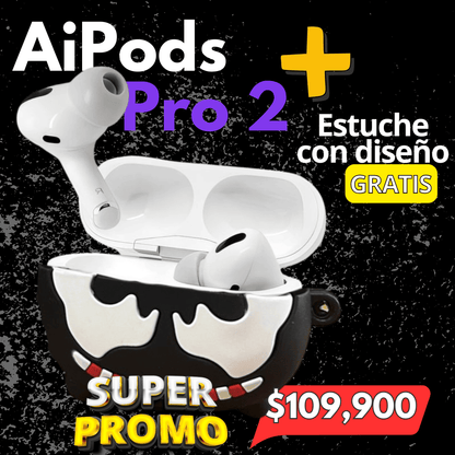 Airpods©️ Pro 2🤩+Estuche con Diseño