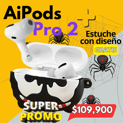 Airpods©️ Pro 2🤩+Estuche con Diseño