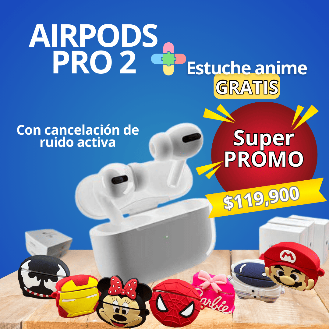 Airpods©️ Pro 2🤩+Estuche con Diseño