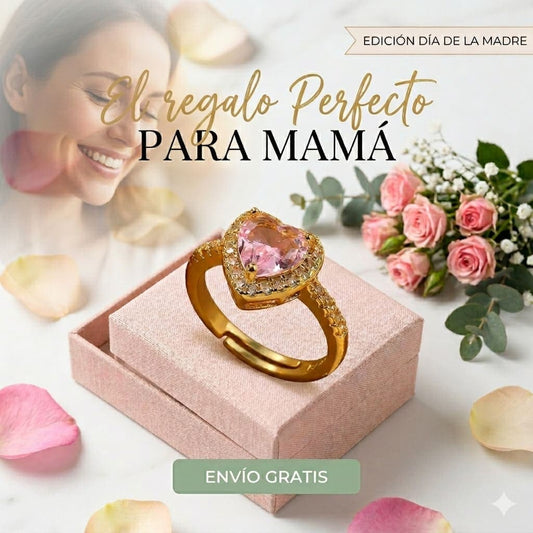 Cool Trendys Anillo Corazón Eterno™ – Edición Día de la Madre
