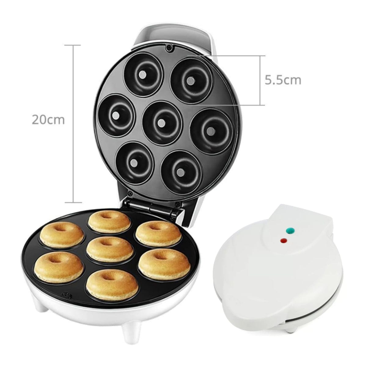 Cool Trendys Cocina, Camping, Piñateria MAQUINA PARA HACER 7 MINI DONA ROSQUILLA