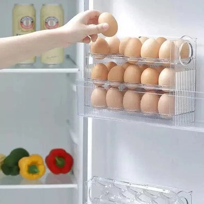 Cool Trendys Cocina Organizador de huevos™️3 Niveles x 30 Unds