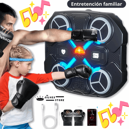 Cool Trendys Deportes MAQUINA DE BOXEO🥊 MUSICAL INALAMBRICA
