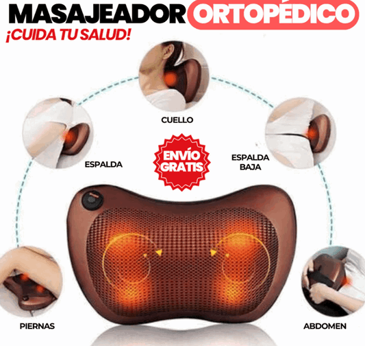 Cool Trendys General MasajeGo™ – Cojín Masajeador con Calor | Relájate en Casa, Oficina o Auto
