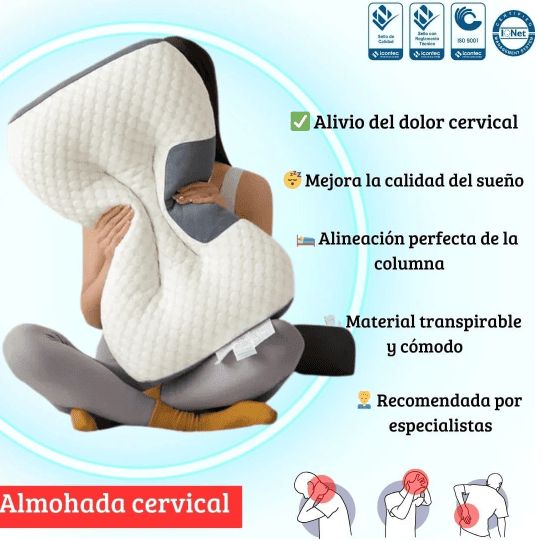 Cool Trendys Hogar ErgoDream® Almohada Ortopédica 3D