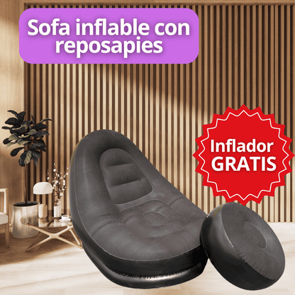 Cool Trendys Hogar NEGRO airlounge™sillon infable