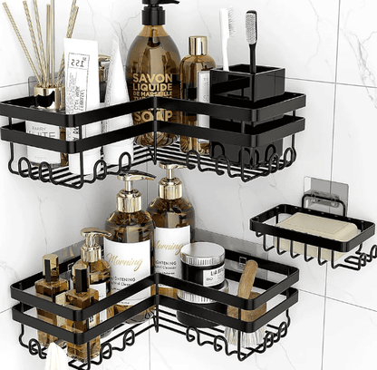 Cool Trendys Hogar organizador de ducha esquinero 3 piezas💦 wringer®️