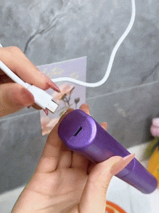 Cool Trendys LILA PEINE ALISADOR PORTÁTIL INALÁMBRICO💯😍