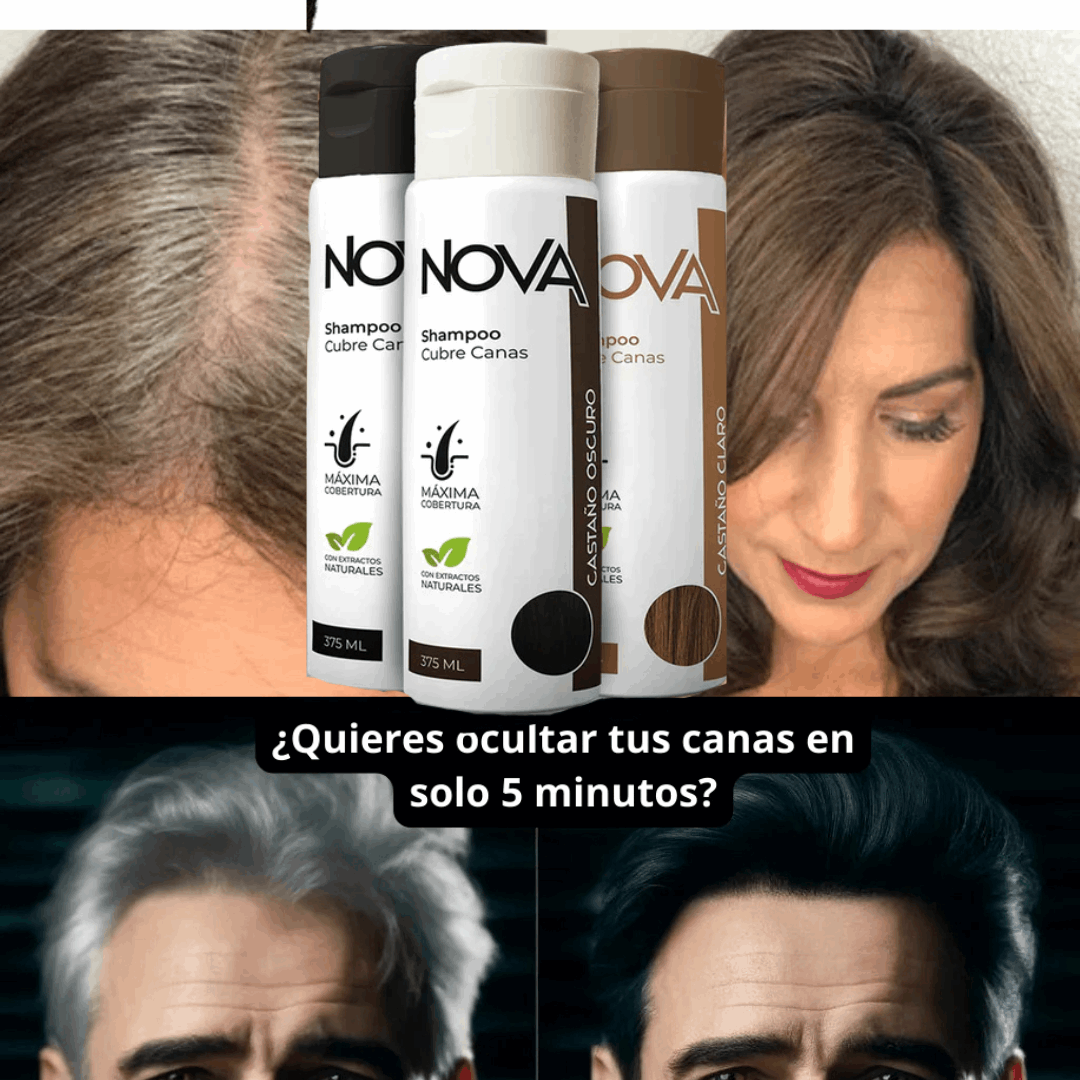 Cool Trendys Negro Shampoo cubre canas®️NOVA
