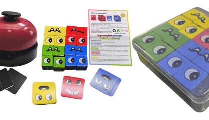 Cool Trendys Piñateria CAJA DE PLASTICO JUEGO DE MESA DIDACTICO PARA NIÑOS