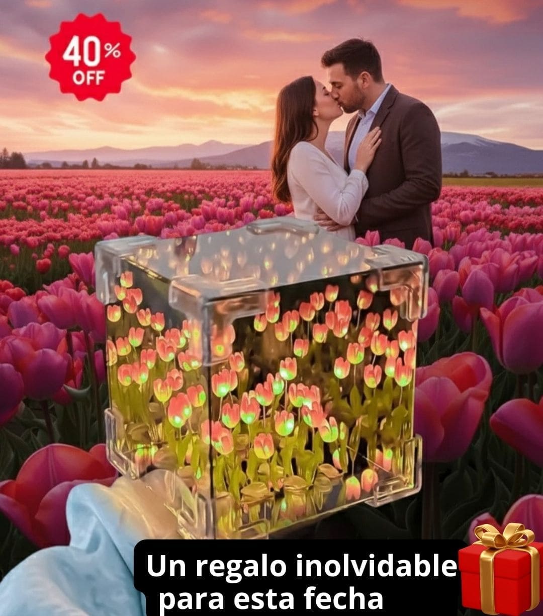 Cool Trendys Rosado Tulip Lamp of Love🎁El Regalo Perfecto🎁