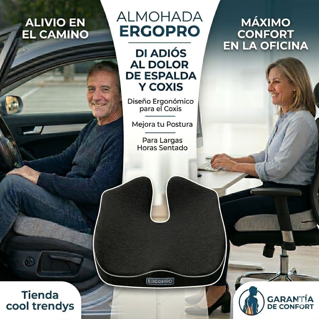 Cool Trendys Salud ErgorPRO - Almohada ortopédica🤩
