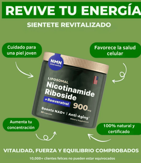 Cool Trendys Salud NAD + RESVERATROL - 80 CAPSULAS | Antienvejecimiento Liposomal